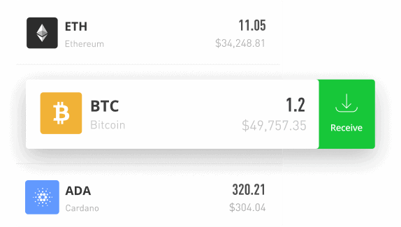 Manage your money
& crypto