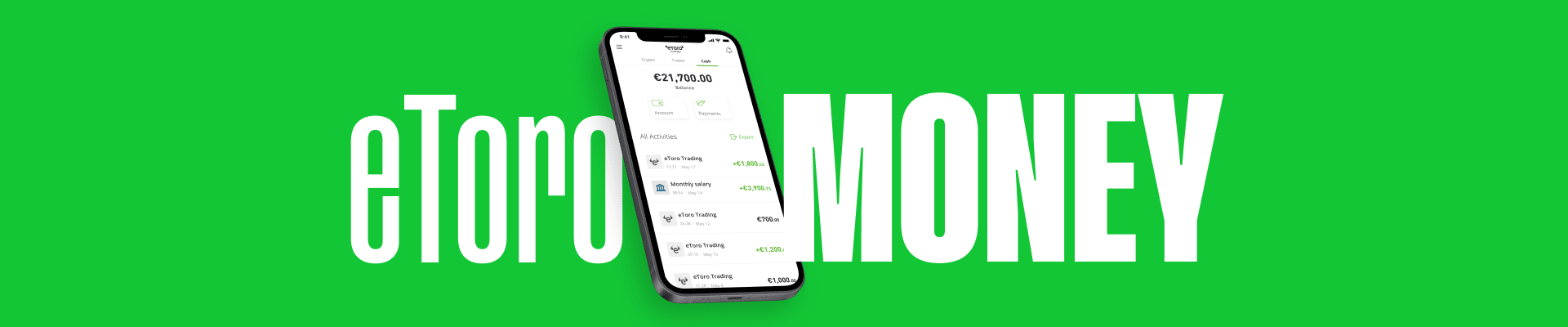 The eToro Money EUR account